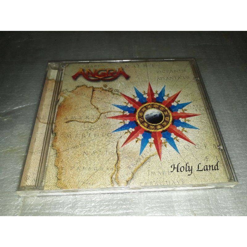 Cd Angra Holy Land Poster Encarte Raro Usado Shopee Brasil