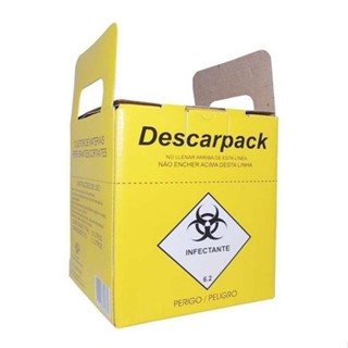 Coletor De Material Perfuro Cortante 1.5 litro - Descarpack em Oferta na Shopee