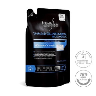 Refil Máscara Blindagem Capilar Biomimética Forever Liss 400g