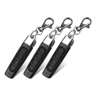 Kit 3 Controle Remoto Clone Portão Alarme Copiador Duplica 433Mhz Clona Copia Duplica Código Fixo