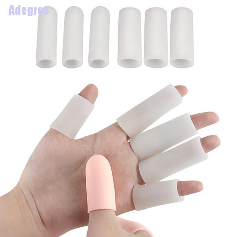 Adegree : 5pcs De silicone Para Os Pés De Alívio Da Dor Do Pé Protetor Dedo