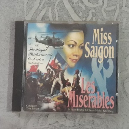 CD MISS SAIGON & LES MISERABLES - EM ÓTIMO ESTADO