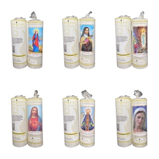 Kit 12 Velas De 7 Dias Brancas 100% Parafina Pura 265g em Oferta na Shopee