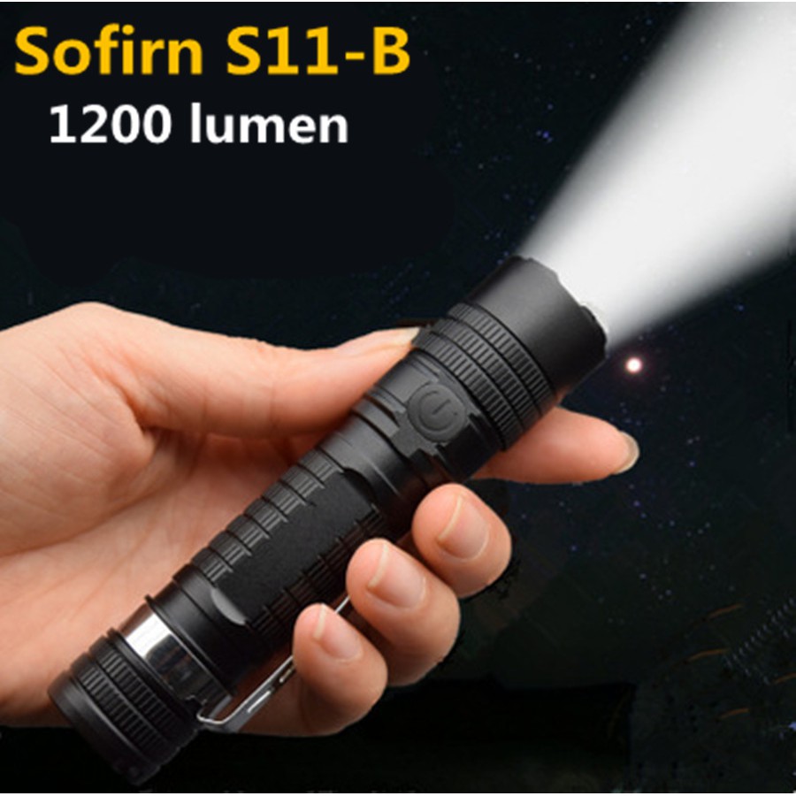 Lanterna Sofirn S11-B De 1200lm Uso Externo Mulfunção De Alta Luz XP-L LED Carregando USB Com Magn