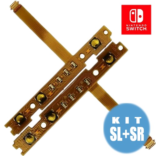 Kit Cabo Flat Sl Sr Controle Joy-con Nintendo Switch Flex