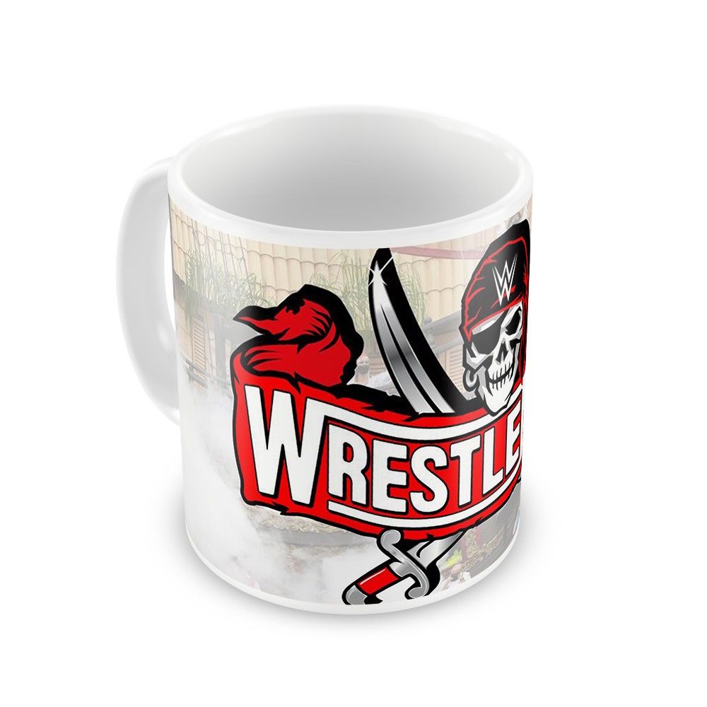 Caneca Porcelana WWE WrestleMania Caveira #1