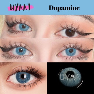 Uyaai 2pcs \ pair Lovestory series Dopamina Lentes De Contato Coloridas Maquiagem Natural em Oferta na Shopee