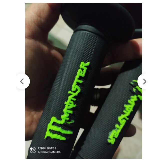Manopla Punho Moto Personalizada Titan 150 125 Fan Yes Ybr Bros em Oferta na Shopee