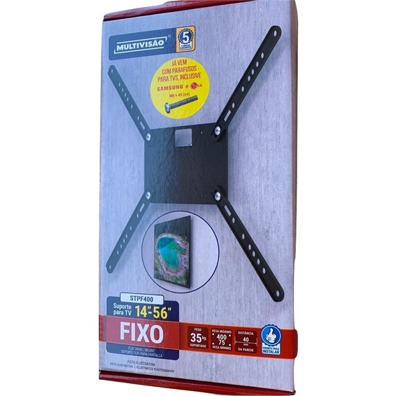 STPF 400 Suporte para TV LCD/PLASMA  DE 14 A 56 polegadas UNIVERSAL