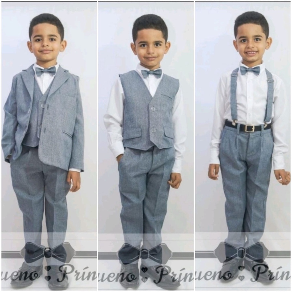 roupa social infantil. terno com cal\u00e7a, colete, suspens\u00f3rio e gravata ...