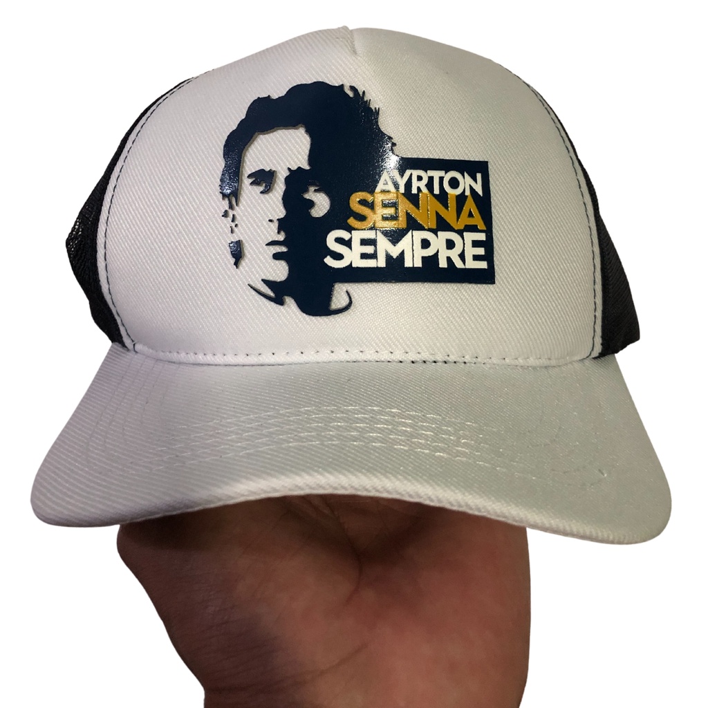 Boné Ayrton Senna Sempre Formula 1