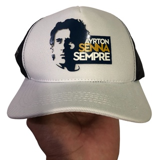 Boné Ayrton Senna Sempre Formula 1