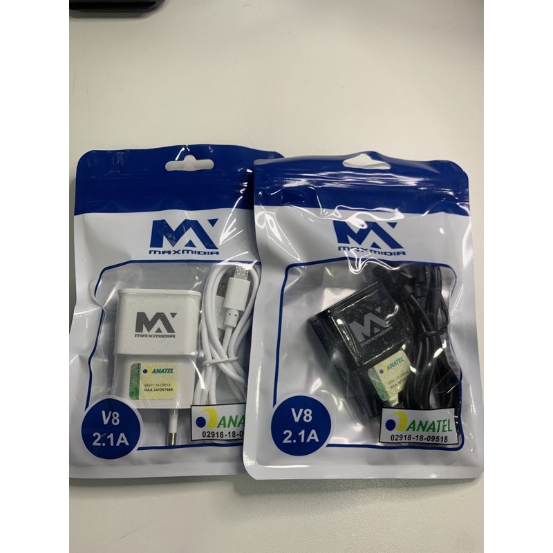 carregador fonte e cabo v8 2,1A j1 j2 j3 j4 j5 j6 j7 j8 j7 metal j7 praime j5 praime j5 metal