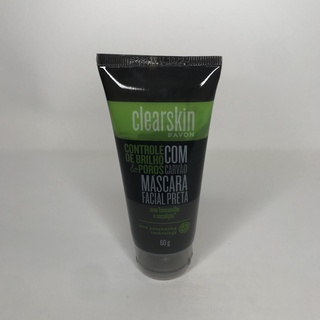 Máscara Facial Preta com Carvão Clearskin 60 g - Avon