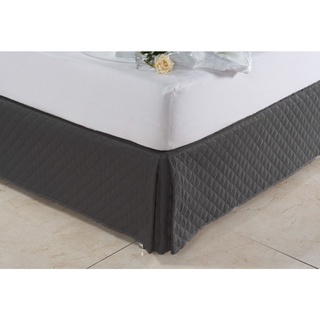 Saia Box Matelassê Ultrassônico Forro Em Tecido No Mesmo Tom - Solteiro/Casal Padrão/Queen/King em Oferta na Shopee