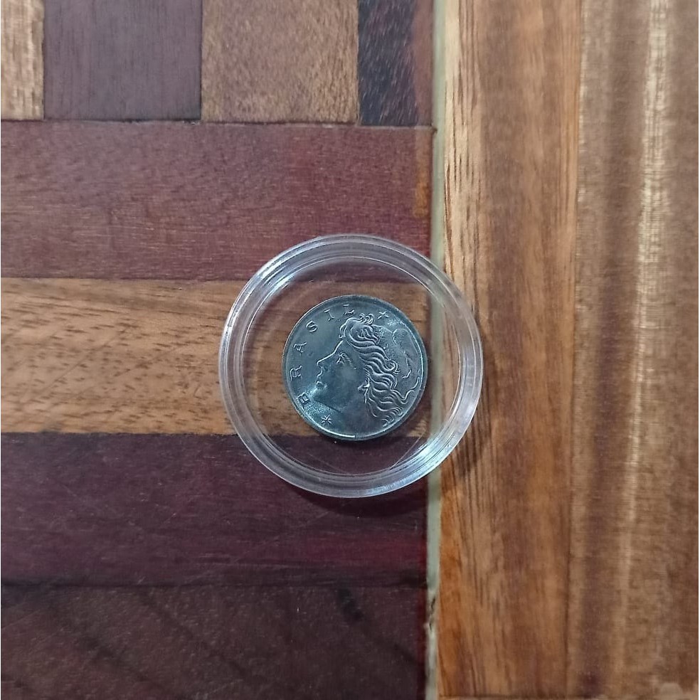 Moeda 1 Centavo 1975 FAO Cana de Açucar Flor de Cunho