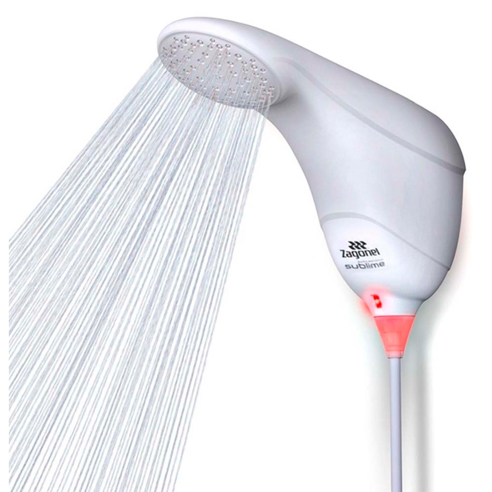 Chuveiro Ducha Sublime Eletrônica Branco 7500W 220V Zagonel