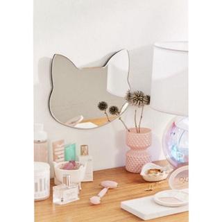 Espelho Decorativo Gato Decoração De Sala Quarto 26cm x 30cm