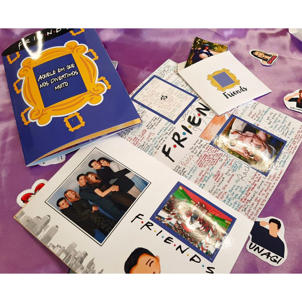 Friends Album de Fotos Personalizado Com Sua Fotografia