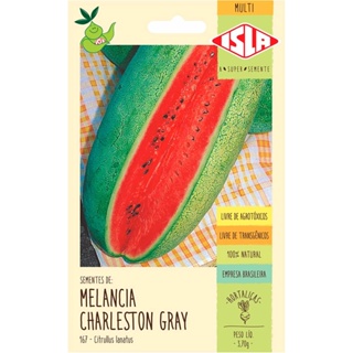 Sementes Melancia Charleston Gray Isla 1,70g Pronto Entrega em Oferta na Shopee