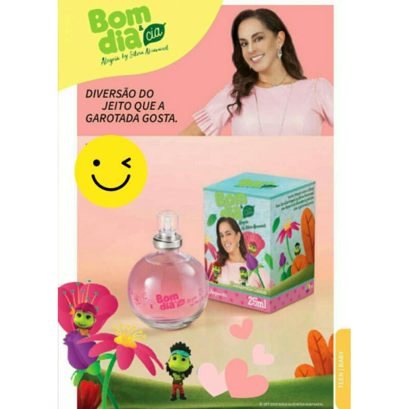 💟 Perfume Infantil Bom dia & Cia Alegria By Silvia Abravanel 25ml -  Jequiti | Shopee Brasil