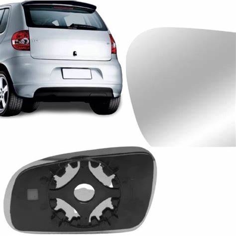 Subconjunto vidro e base retrovisor Fox Spacefox crossfox 2004 2005 2006 2007 2008 em Oferta na Shopee