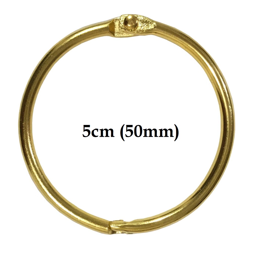 Pacote Com 12 Argolas Articulada Dourada 5cm (50mm) em Oferta na Shopee