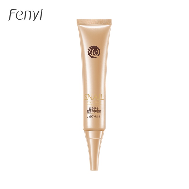 Fenyi Ginseng Creme De Olho De Caracol Antipulfia Remove Olheira Rugas Fade Dark Circle 30g