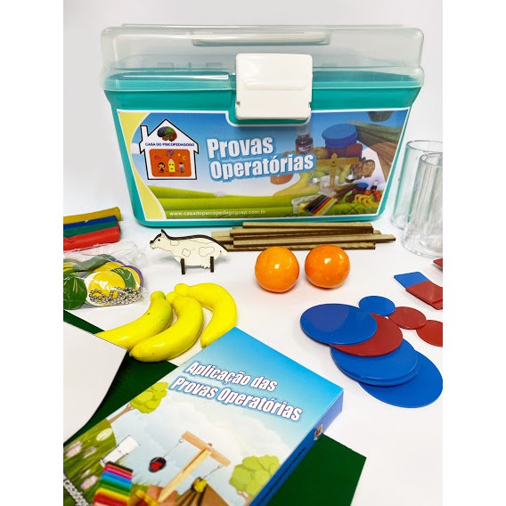 Kit De Provas Piagetianas (14 Provas Operatórias Caixa Plastica) S/cubo