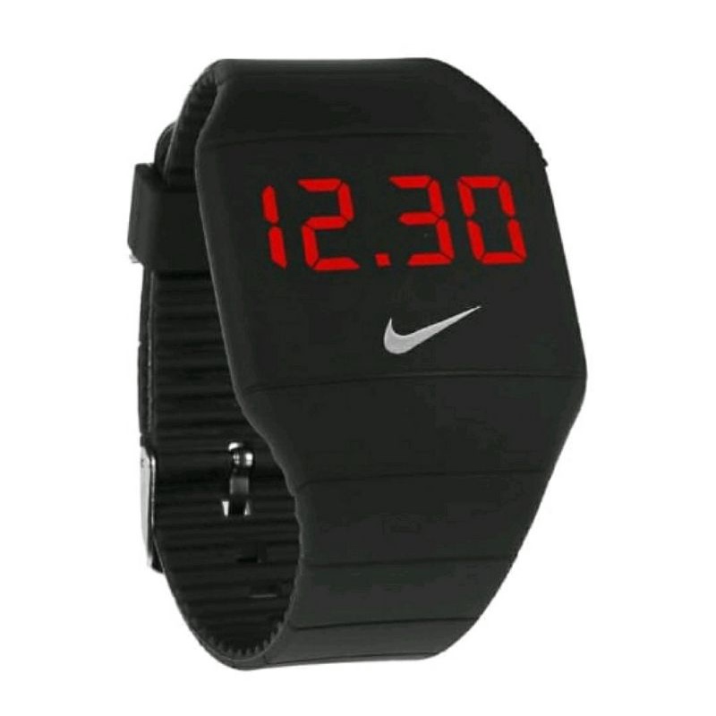 partícipe Circular Renunciar Relógio da Nike preto estiloso de silicone relogio Nike de pulso barato  digital led barato | Shopee Brasil