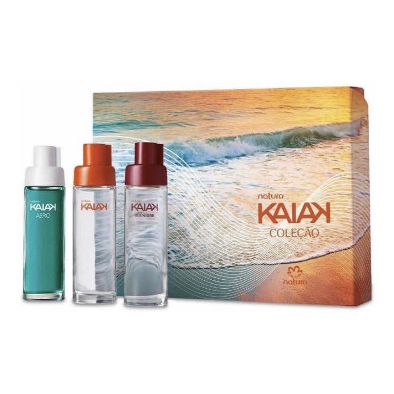 Kit Miniatura Kaiak + Kaiak Aventura + Kaiak Aero Perfume Feminino Natura |  Shopee Brasil