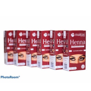 Henna De Sombrancelha Makiaj 1,5g Henna + 10ml Fixador