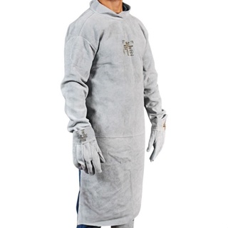 Avental Para Soldar De Raspa Com Mangas Tipo Barbeiro em Oferta na Shopee