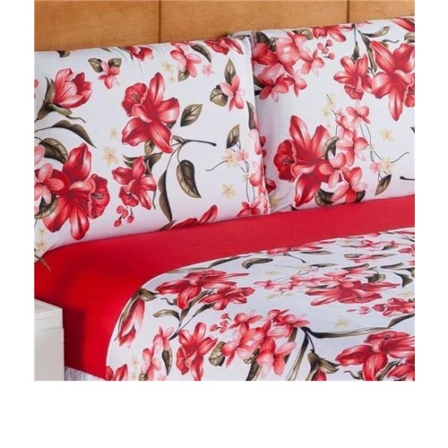 lençol casal sem elástico para cama box Lençol de cima Avulso