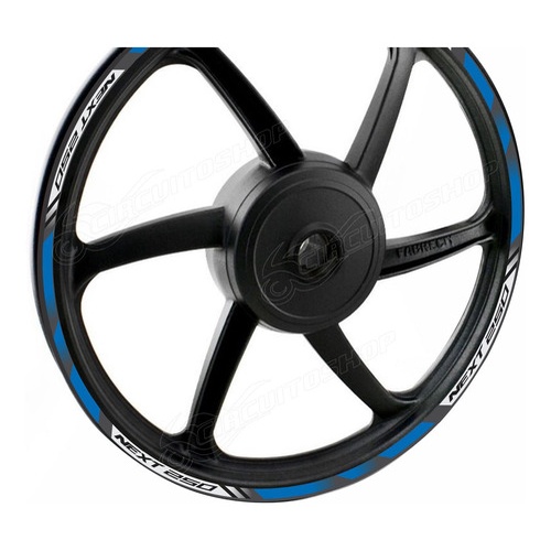 Friso Adesivo Refletivo D2 Roda Moto Dafra Next 250