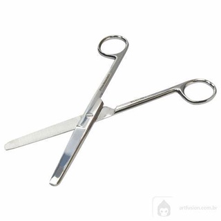 Tesoura Cirurgica Romba/Romba RT. 15 CM Sem ponta Reta WELDON