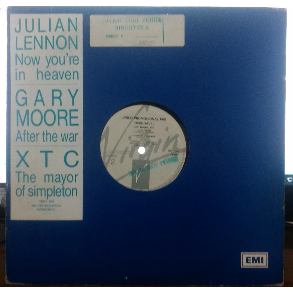 Disco de Vinil LP Promocional Mix Julian Lennon / Gary Moore / XTC