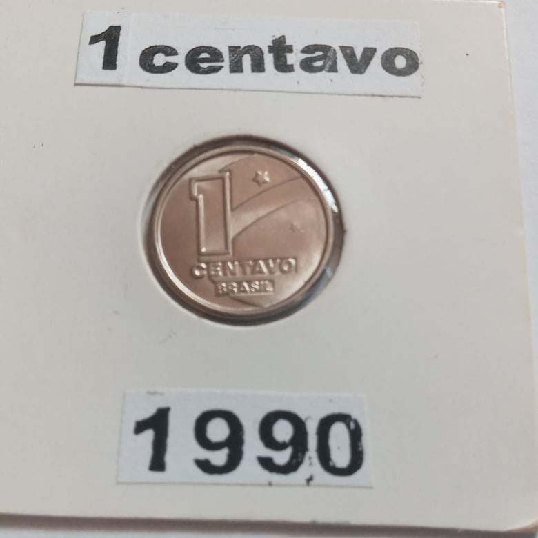 MOEDA DE 1 CENTAVO FC DE 1990