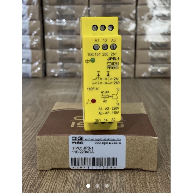 Rele De Proteção Bi-manual Jpb-1 Digimec