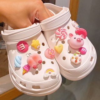 crosc JIBITS Com Fecho De Sapato Rosa/Porco Fivela Decorativa/Acessório/Acessórios