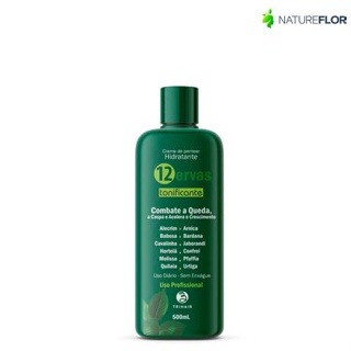 Creme de Pentear Hidratante 12 Ervas Tonificante Trihair 500ml em Oferta na Shopee