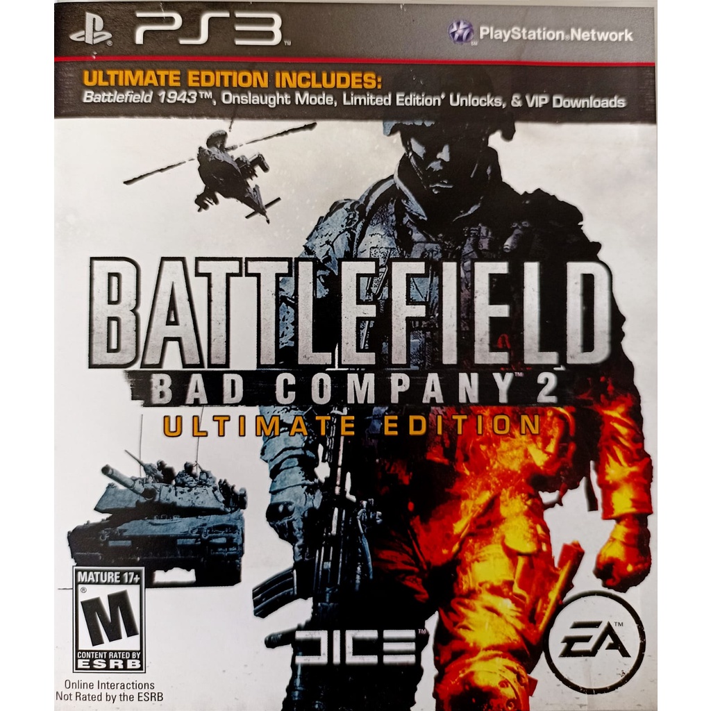 battlefield bad company 2 ultimate edition ps3 original , envio imediato