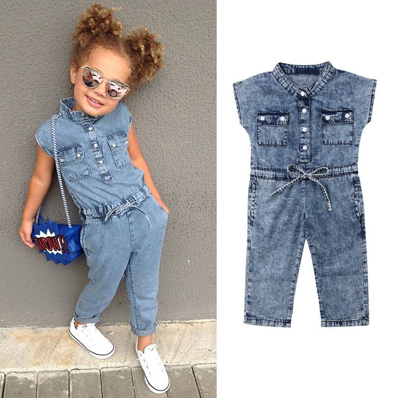 macacao longo jeans infantil