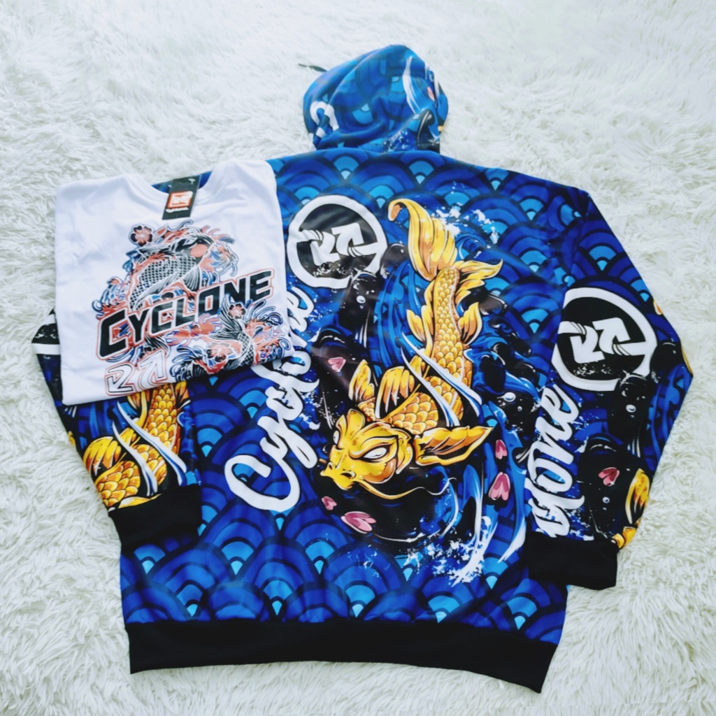 Jaqueta Cyclone Malha Fina Pop & Camiseta Algodão New