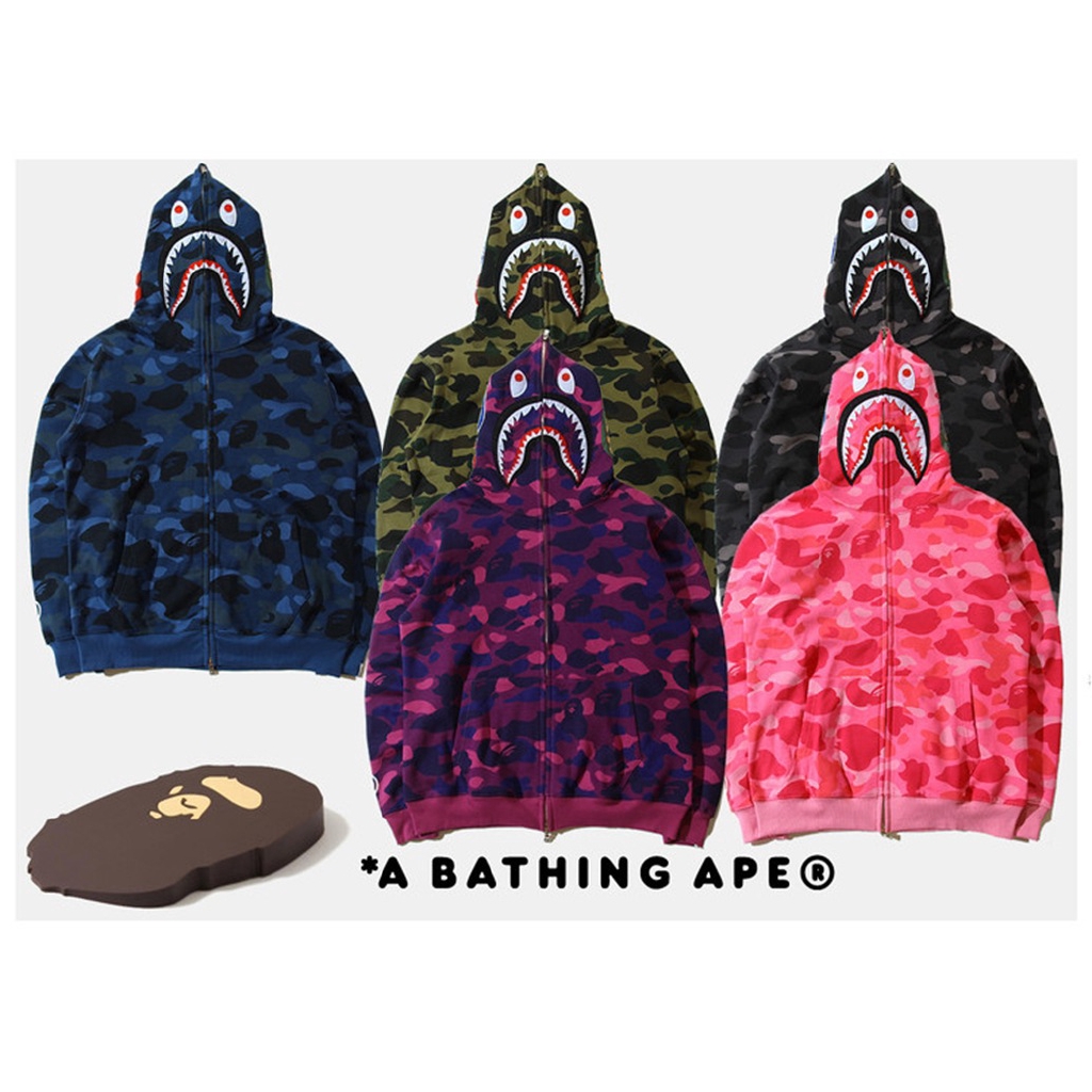 casaco bape camuflado