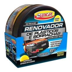 Renovador de plásticos e borrachas em pasta luxcar automotivo