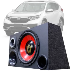 Caixa Trio Som Automotivo Trio Completa Subwoofer Honda Cr-v