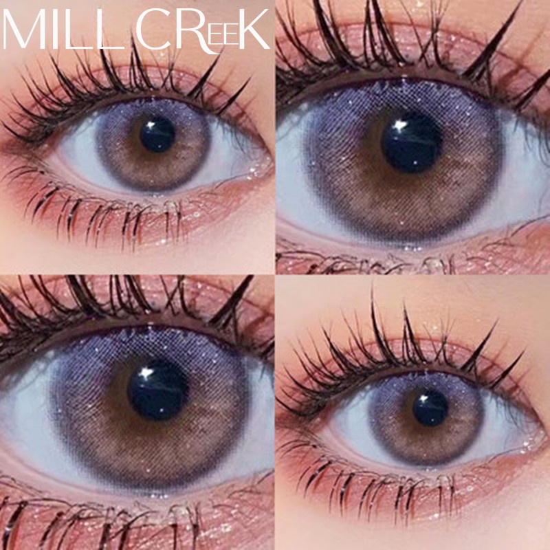 Lentes De Contato De Cor Moinho Creek Rosa Suave Colorido Adequados Para Uso Diário Natural Da Beleza Maquiagem 14.00mm em Oferta na Shopee
