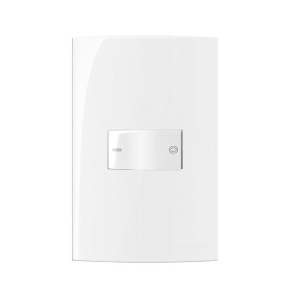 Conjunto Interruptor Bipolar Simples 25A 4x2 Sleek MarGirius