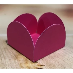 50 forminha 4 Petalas para doces COR ROSA PINK